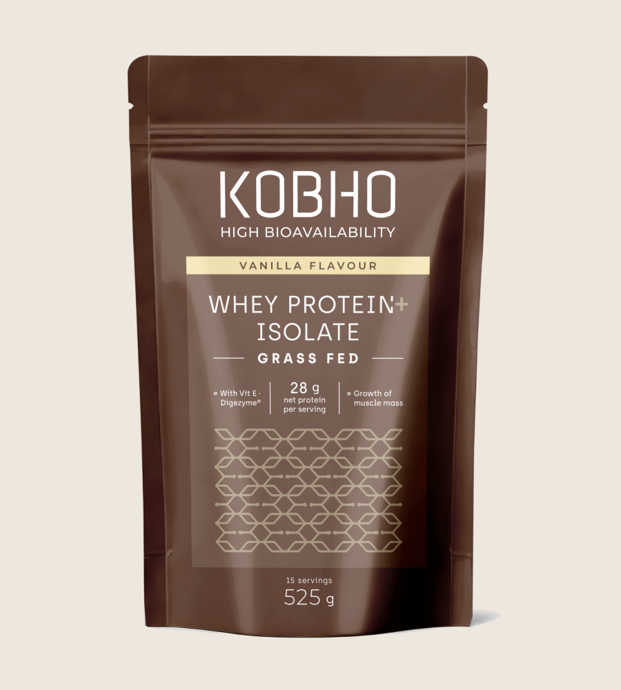 Kobho Labs Proteína Whey Aislada Vainilla 525gr | Pureza Absoluta y Sabor Clásico