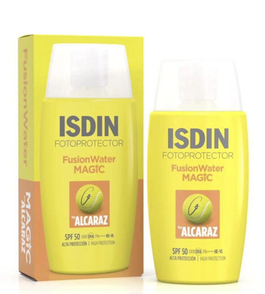 ISDIN Fusion Water MAGIC by Alcaraz  50ml| La Protección de los Campeones para tu Día a Día