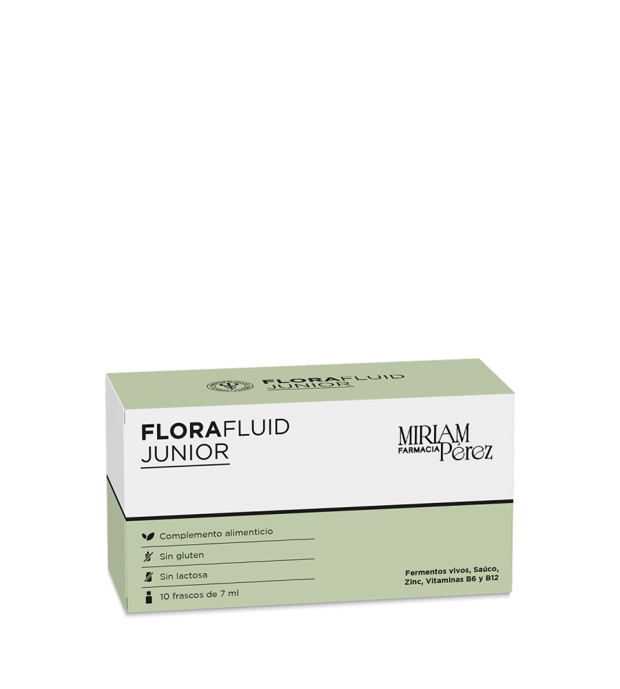Florafluid Junior 10 viales | El Escudo Digestivo para el Crecimiento de tus Hijos