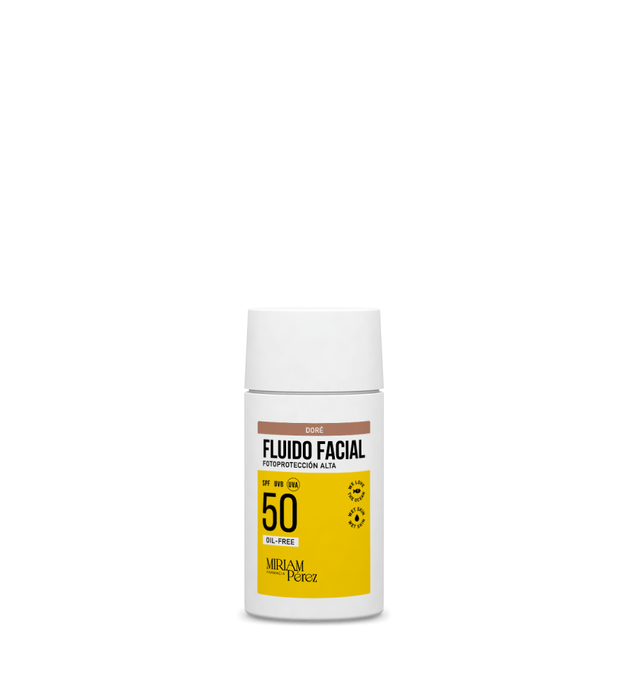 Fluido Solar Facial SPF 50 50ml Color Doré | Protección, Color y Cuidado Antiedad