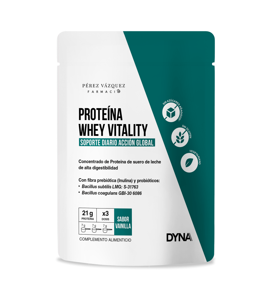 Dyna Proteína Whey Vitality Sabor Vainilla | Nutrición Premium para tu Día a Día