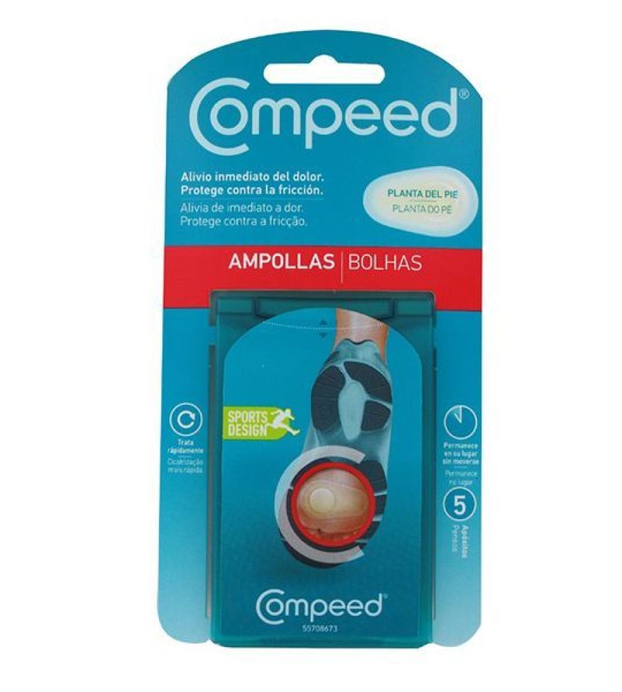 COMPEED – SPORT AMPOLLAS PLANTA DEL PIEL. 5UDS