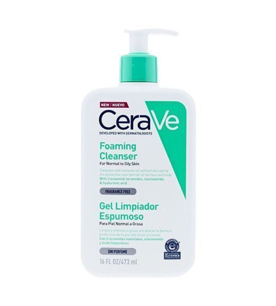 CERAVE – Gel Limpiador espumoso 473 ml