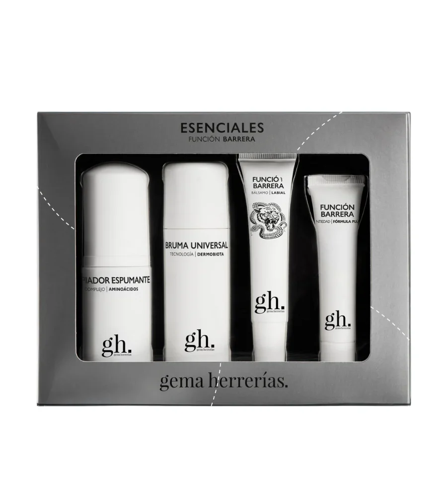 Gema Herrerías gh Kit Esenciales Función Barrera | El Sistema de Rescate Integral para tu Piel
