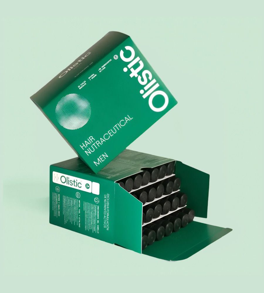 Olistic for Men 28 viales | La Ciencia Bebible para un Cabello Fuerte y Denso