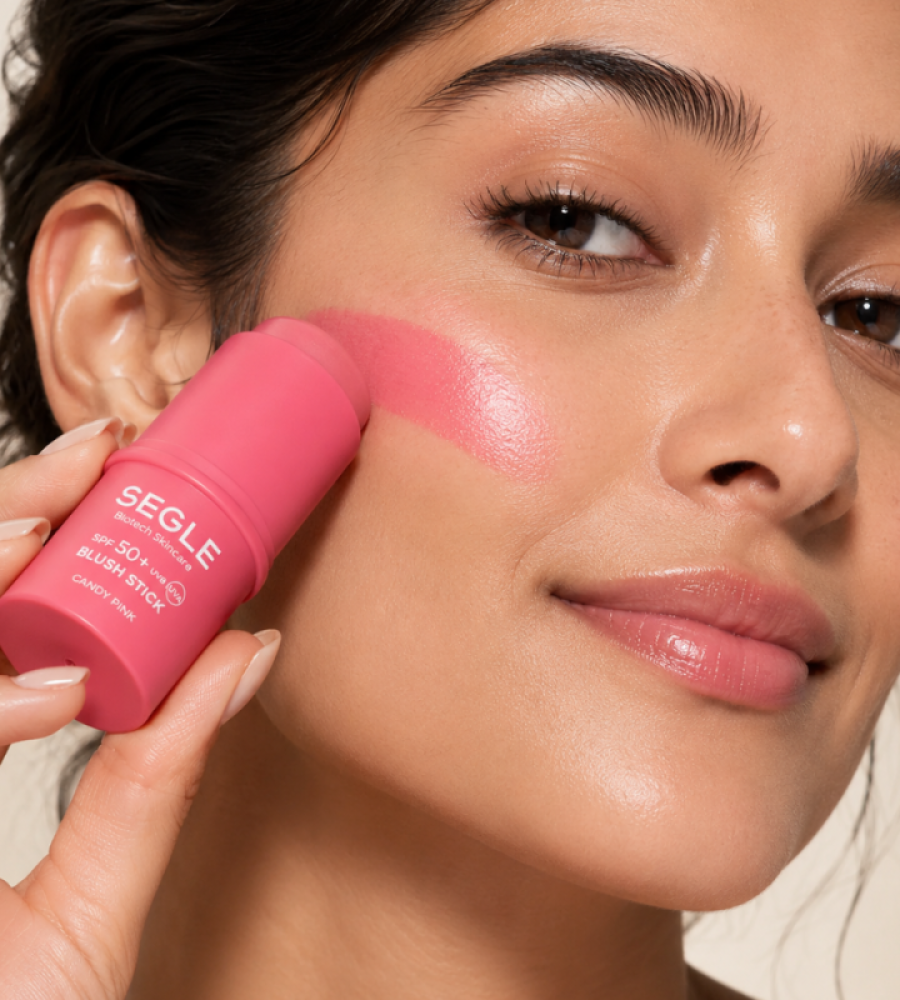Segle Blush en Crema SPF 50+ Tono Candy Pink | El Toque Rosado Multiusos para Mejillas, Labios y Párpados