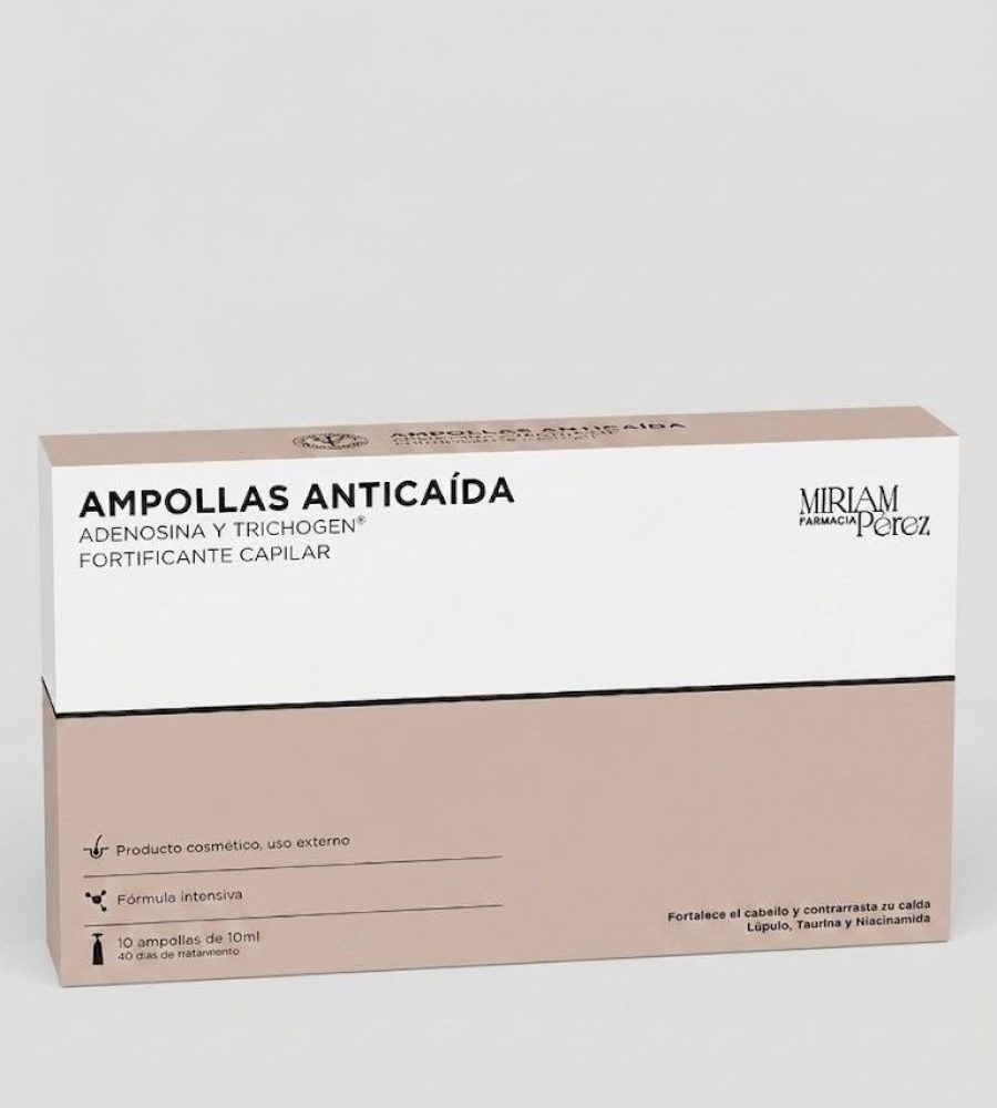 Ampollas Anticaída con Adenosina 10unidades | Energía Pura para tu Folículo Piloso