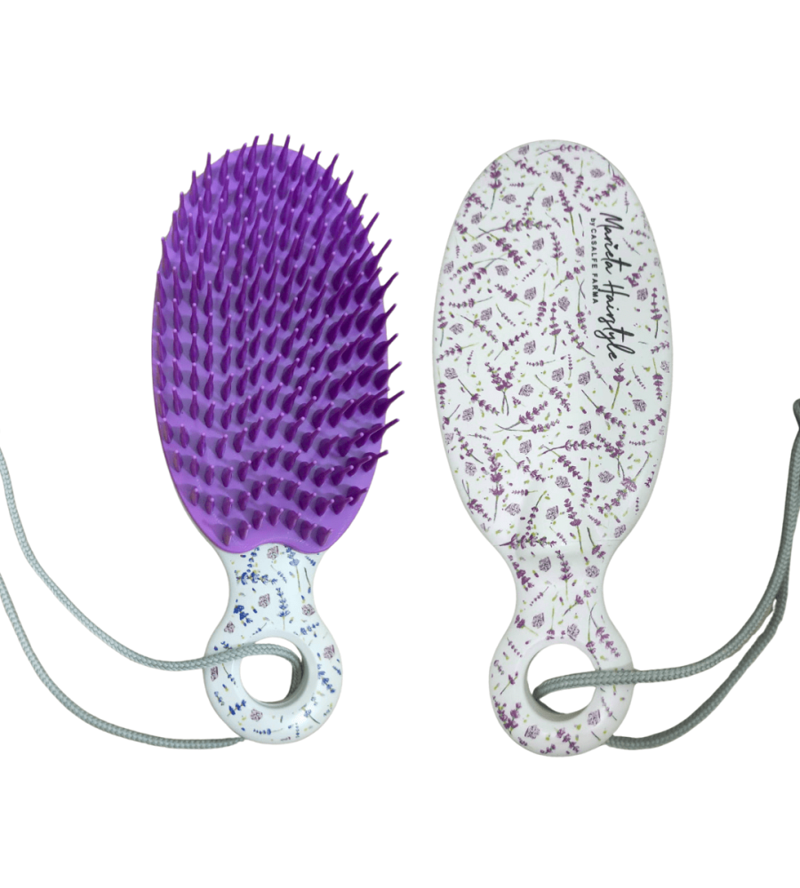 Cepillo Marieta Hairstyle Desenreda y Escurre Púrpura | La Revolución de la Higiene en tu Ducha