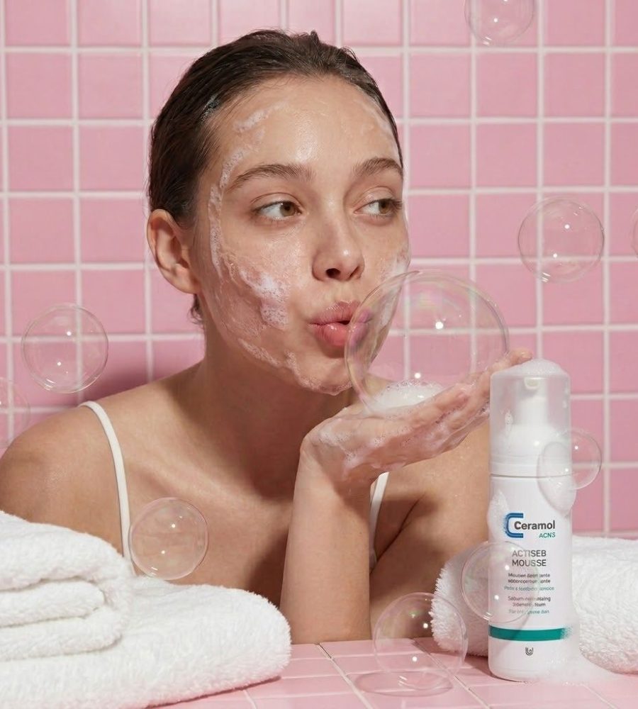 Ceramol Acné Antiseb Mousse 150ml | La Higiene Activa que Respeta tu Piel