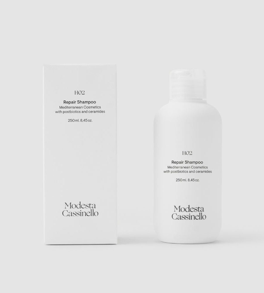 Modesta Cassinello – H02 Champú Reparador: Nutrición Intensiva y Brillo 250ml