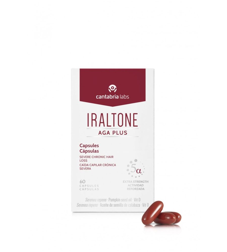 Iraltone AGA Plus 60 caps | El Tratamiento de Vanguardia para la Caída Capilar Crónica