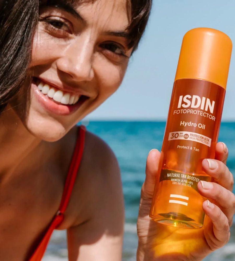 ISDIN Hydro Oil SPF 30 200ml | El Escudo Corporal Bifásico que Blinda tu Piel y Potencia un Bronceado Saludable