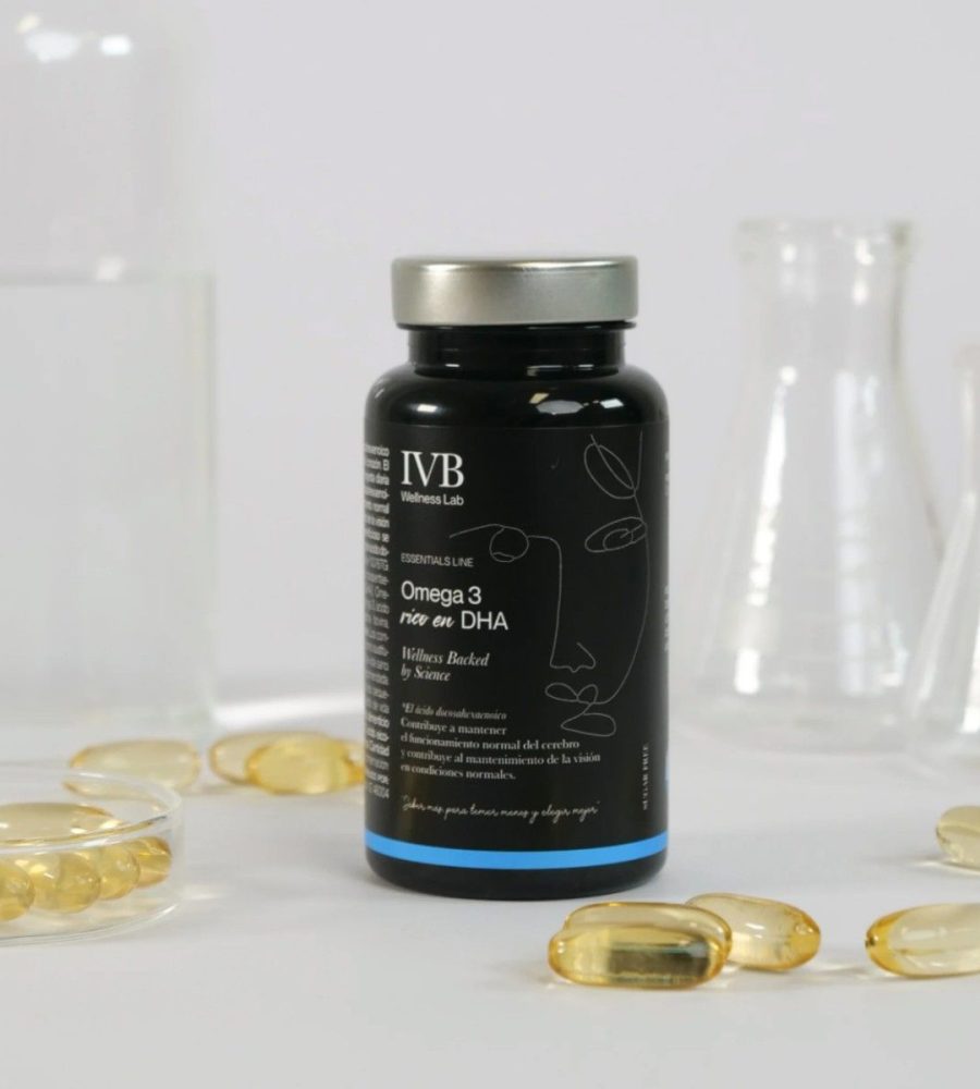 IVB Wellness Omega 3 Rico en DHA 30 caps | Nutrición Avanzada para tu Cerebro y tu Vista